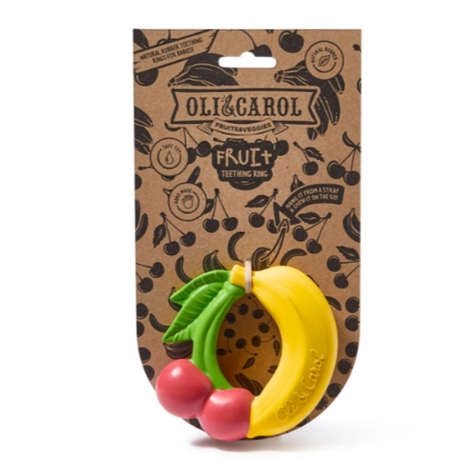 FRUIT TEETHING RING - ANILLO DE DENTICIÓN+JUGUETE DE BAÑO