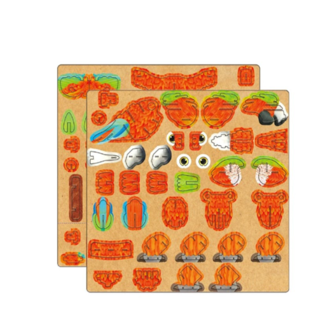 MINI PUZZLE ECO 3D - LORO -