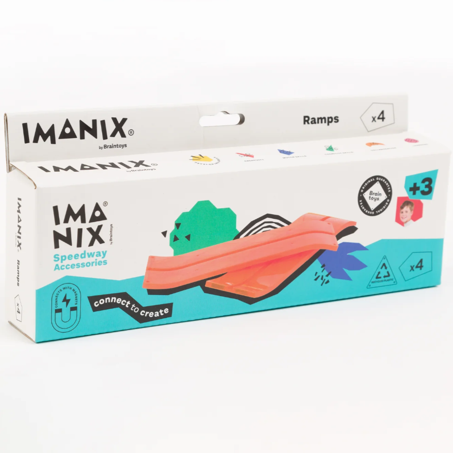 RAMPAS PARA PISTA X 4 PIEZAS - ACCESORIOS by IMANIX