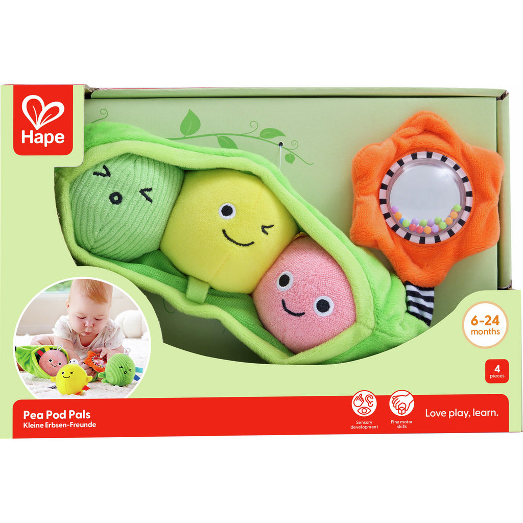 LOS AMIGOS DE PEA PO - JUGUETE SENSORAIL PARA BEBÉS - HAPE