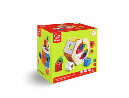 WOODEN WONDER - CLASIFICADOR DE FORMAS Y COLORES