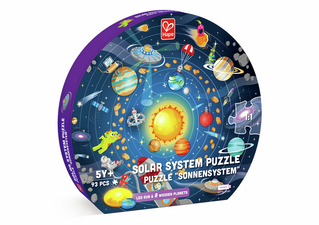 SISTEMA SOLAR- PUZZLE CON SOL LED -