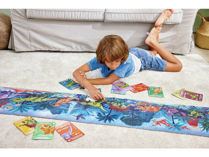 PUZZLE DINOSAURIOS - BRILLA EN LA OSCURIDAD- HAPE