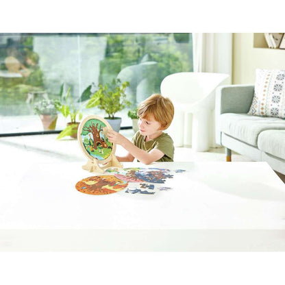 PUZZLE 4 ESTACIONES DEL AÑO + SOPORTE - HAPE