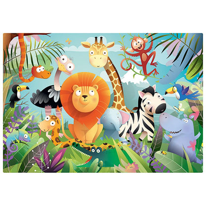 ANIMALES SALVAJES - 2 PUZZLES DE 24 PIEZAS - CALYPTO