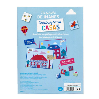 MI ESTUCHE DE IMANES: CONSTRUYO CASAS