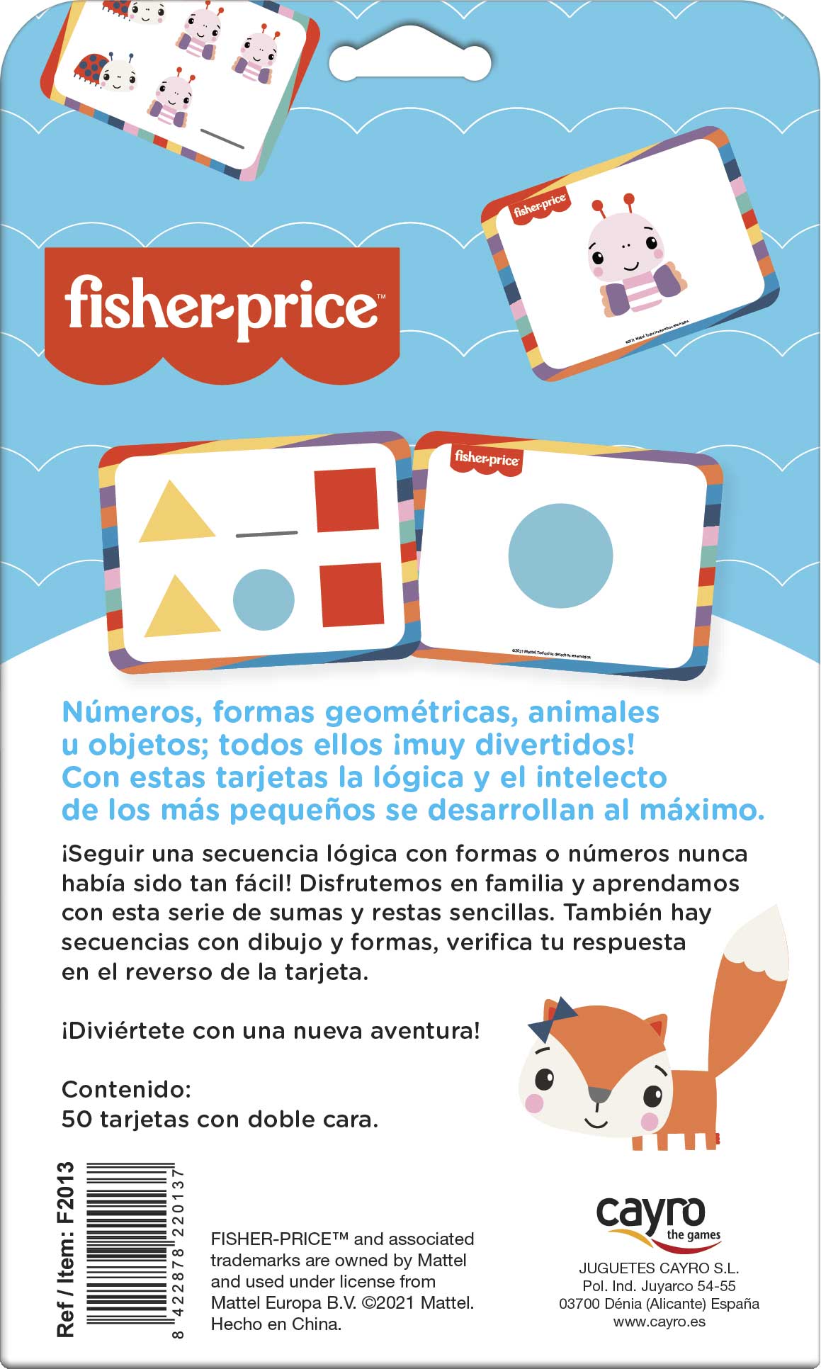 CARTAS SECUENCIA LÓGICA Y NUMÉRICA