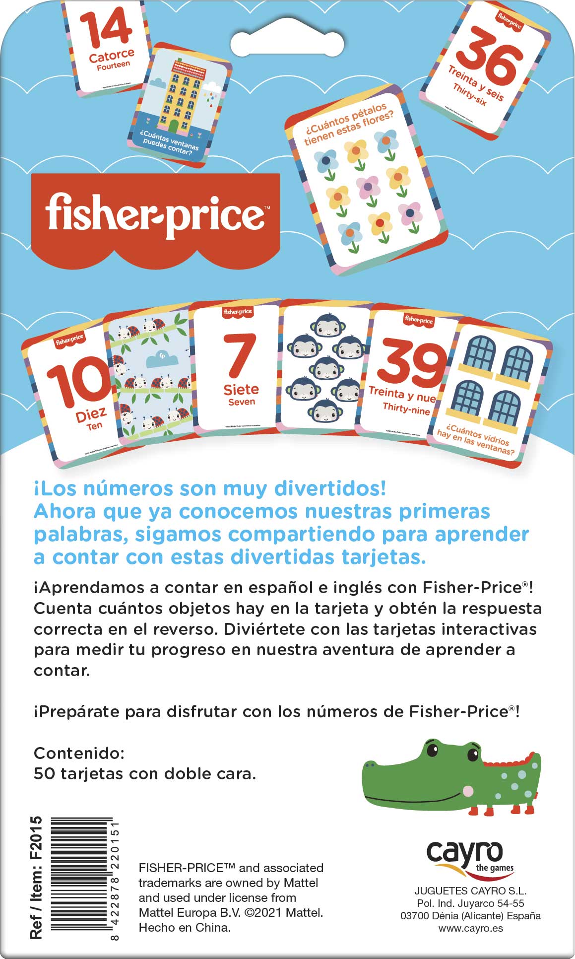 CARTAS APRENDER A CONTAR