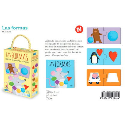 LAS FORMAS - LIBRO + 10 PUZZLES - MANOLITO BOOK