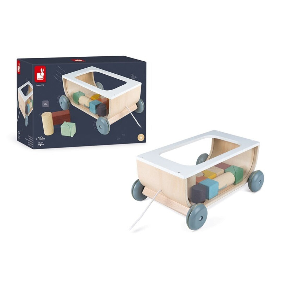 CARRITO CON BLOQUES - 2 EN 1 -