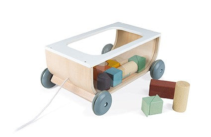 CARRITO CON BLOQUES - 2 EN 1 -