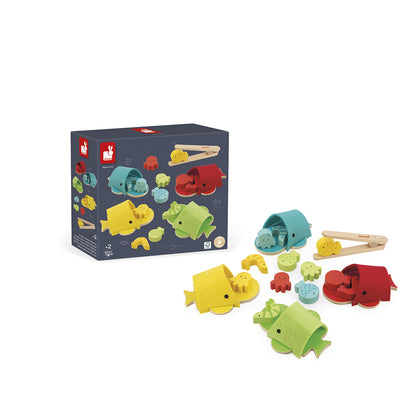 BALLENAS -CLASIFICACIÓN DE COLORES - JUEGOS PEDAGÓGICOS JANOD