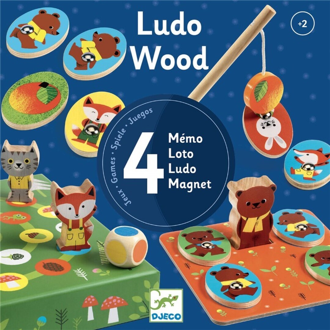 SET JUEGOS EDUCATIVOS - 4 JUEGOS DE MESA -