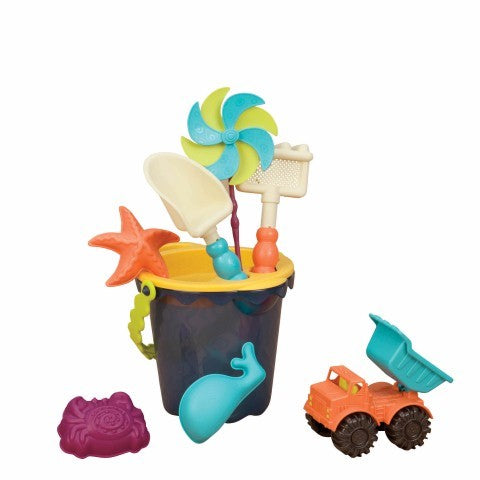 CONJUNTO DE PLAYA + CUBO - B.TOYS