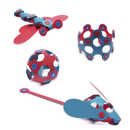 CLIXO ITSY PACK- FLAMINGO/TURQUESA - 18 PIEZAS