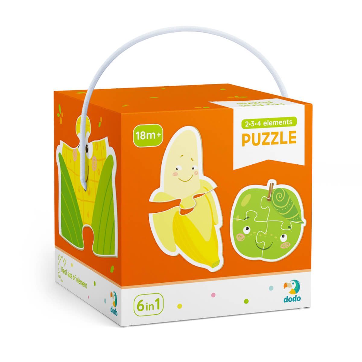 FRUTAS Y VERDURAS - PUZZLE PROGRESIVO