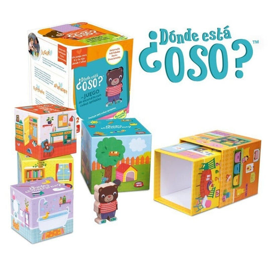 ¿DÓNDE ESTÁ OSO? - BUSCA A OSO EN SU CASA- LÚDILO