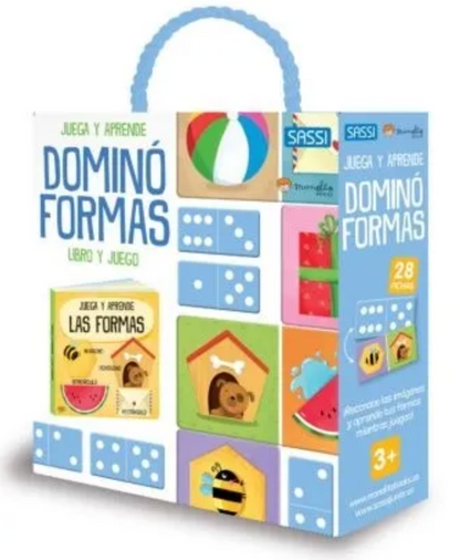 DOMINÓ FORMAS - LIBRO+JUEGO - MANOLITO BOOKS