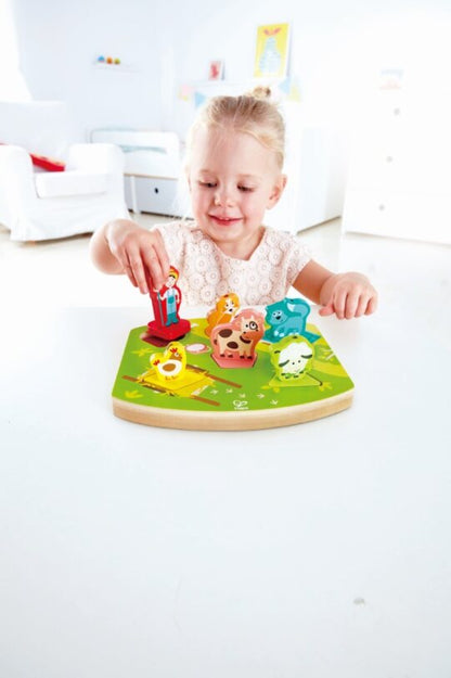 PUZZLE SONIDO DE GRANJA - HAPE