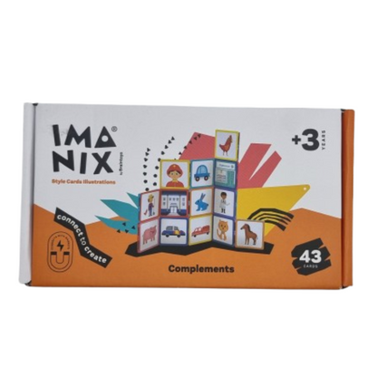 IMANIX TARJETAS MAGNÉTICAS- ILUSTRACIONES - 43 PIEZAS