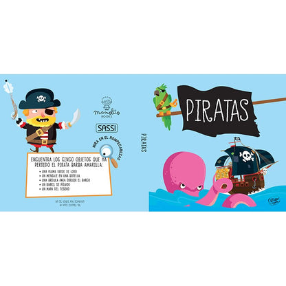 PIRATAS - LIBRO + PUZZLE GIGANTE- MANOLITO BOOKS