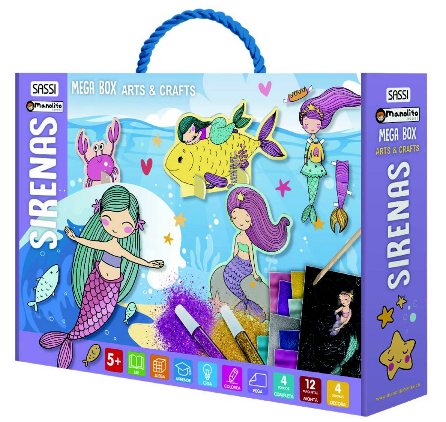 SIRENAS - ARTS & CRAFTS MEGA BOX - MANOLITO BOOKS