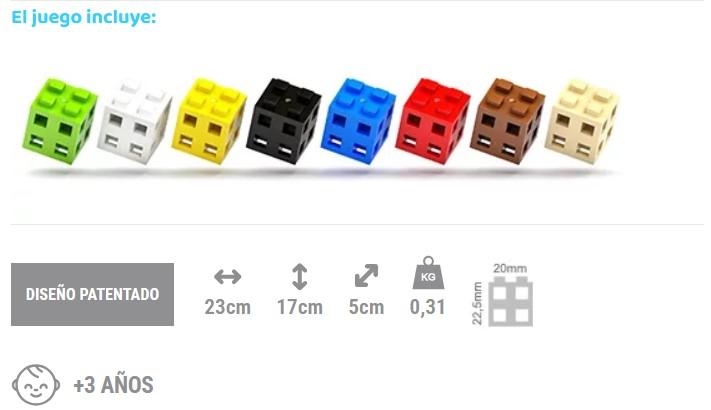 MELI CUBE - 50 PIEZAS -