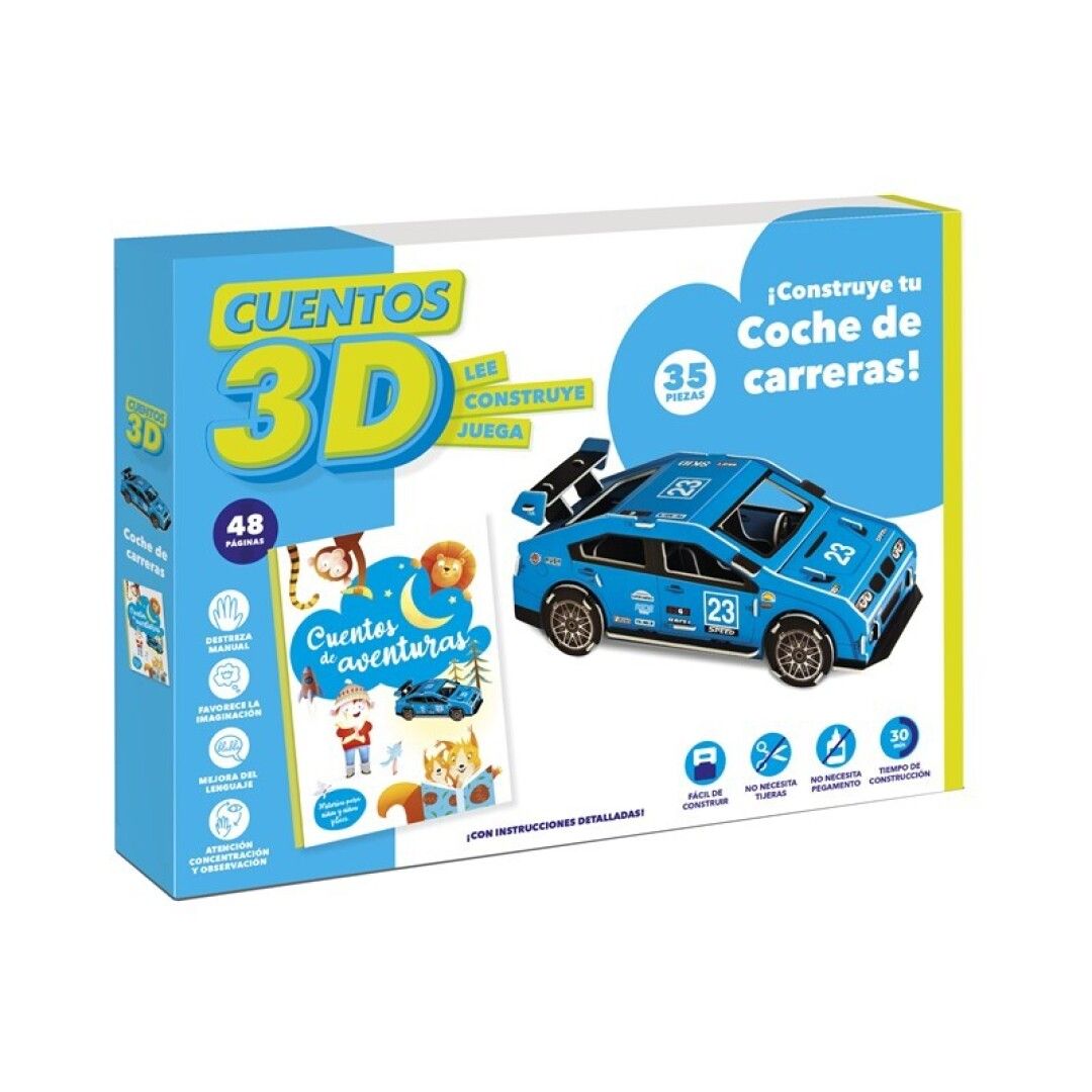 CUENTOS 3D - COCHE DE CARRERAS