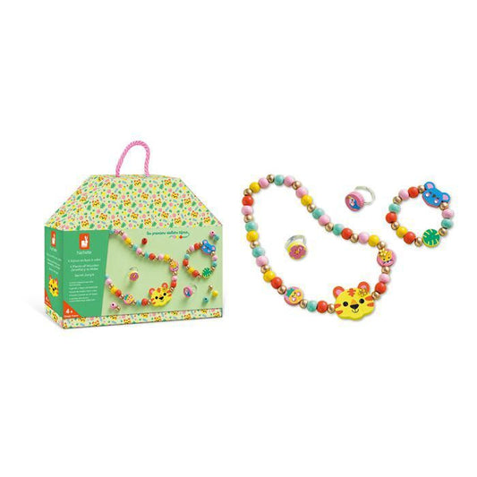 SECRET JUNGLE - 4 JOYAS DE MADERA PARA CREAR - JANOD