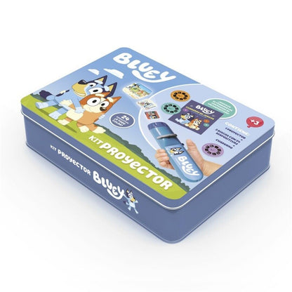 KIT PROYECTOR  BLUEY - CAJA METÁLICA