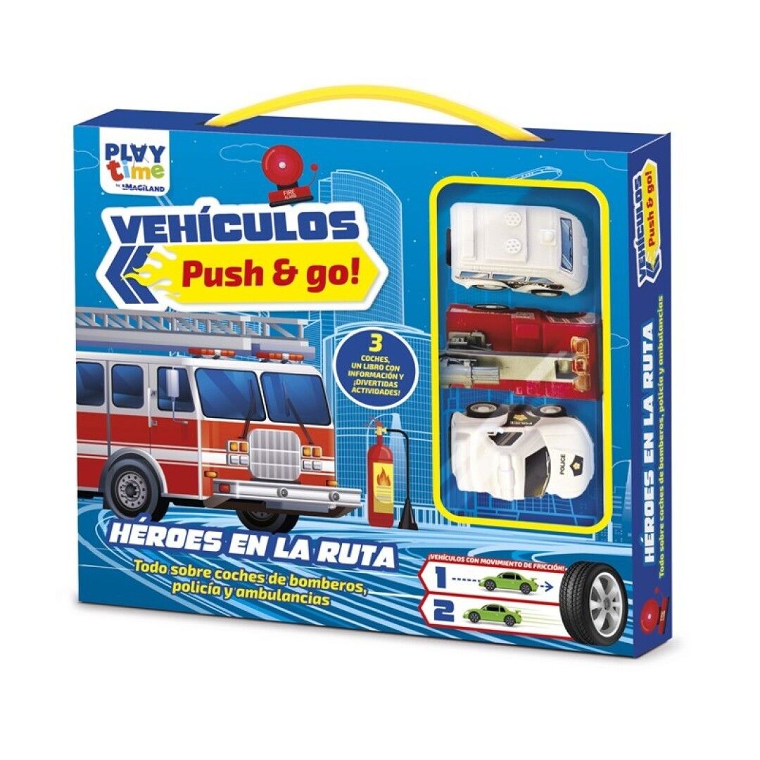 VEHÍCULOS PUSH&GO - HÉROES EN LA RUTA -