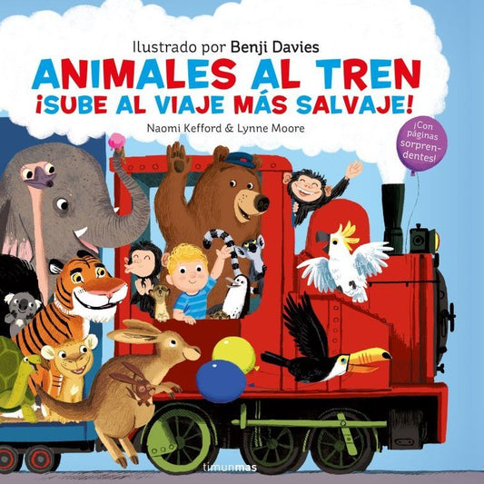 ANIMALES AL TREN - LIBRO CON SOLAPAS