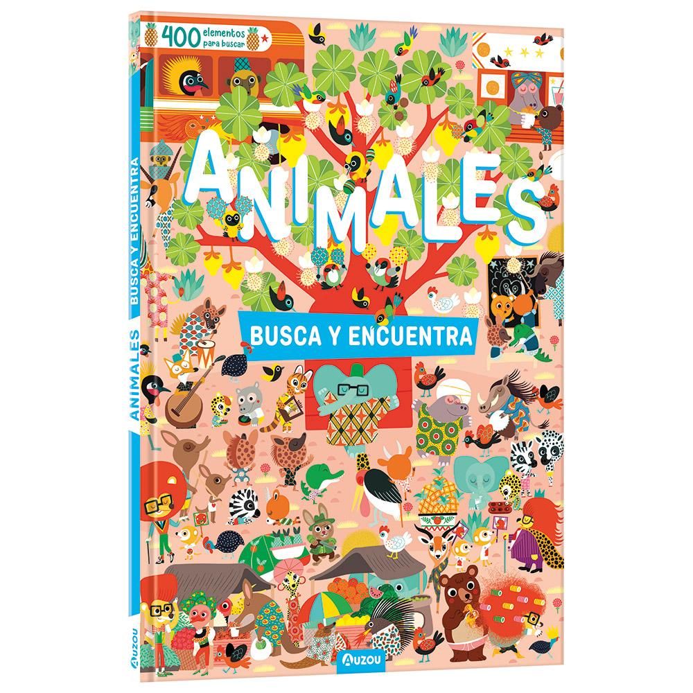LIBRO BUSCA Y ENCUENTRA ANIMALES  +6 AÑOS