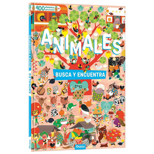 LIBRO BUSCA Y ENCUENTRA ANIMALES  +6 AÑOS