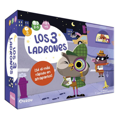 LOS TRES LADRONES - JUEGO DE RAPIDEZ - AUZOU