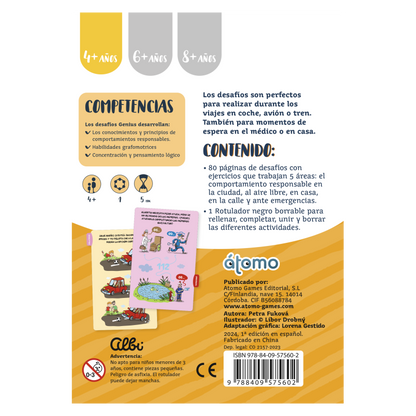 GENIUS PELIGROS: ¡APRENDE A SOBREVIVIR! - CLUB A - ÁTOMO GAMES