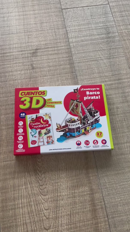 CUENTOS 3D - BARCO PIRATA