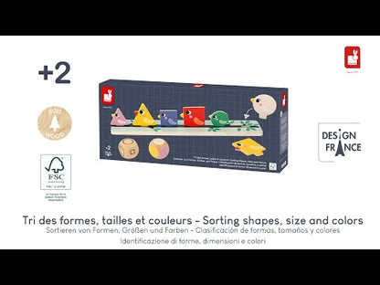 PÁJAROS - CLASIFICACIÓN DE FORMAS COLORES Y FORMAS - JUEGOS PEDAGÓGICOS ANOD