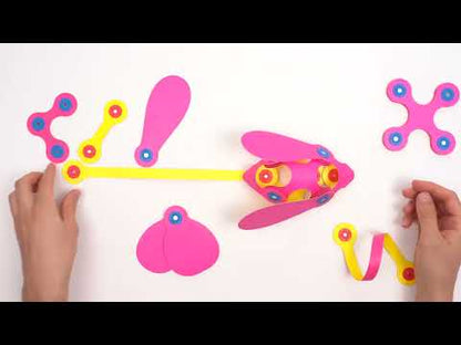CLIXO ITSY PACK- FLAMINGO/TURQUESA - 18 PIEZAS