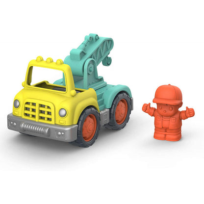 SET VEHÍCULOS DE CONSTRUCCIÓN + 3 PERSONAJES - WONDER WHEELS